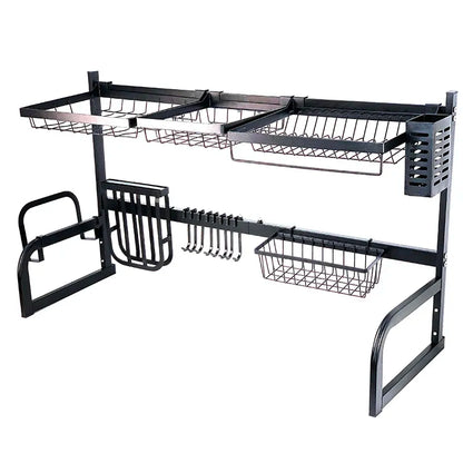 Adjustable Large Over The Sink Dish Drying Rack My Store