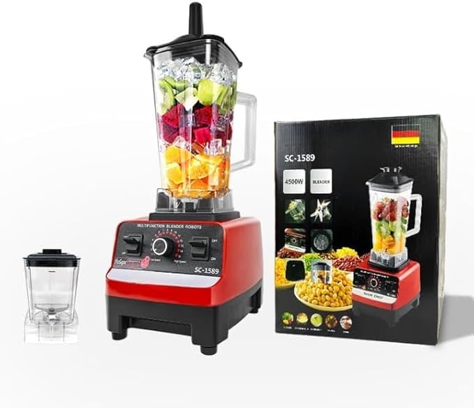 Silver Crest Heavy Duty Commercial Grade Blender With 2 Jars Smoothies Crusher and Shakes My Store