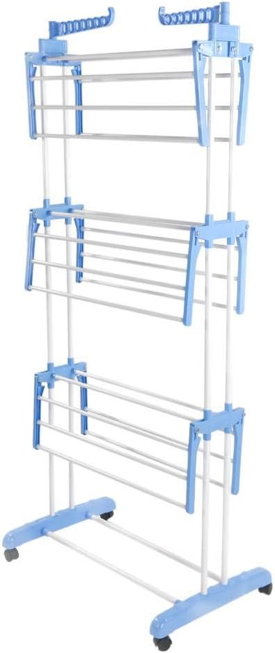 CYAYQ Collapsing Foldable Drying Laundry Rack Clothes Rail Garment Rack My Store