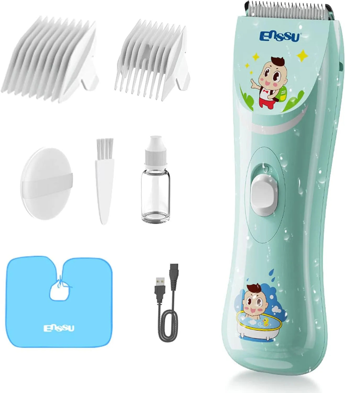 Waterproof Professional Hair Baby Hair Clippers Essalan Shop