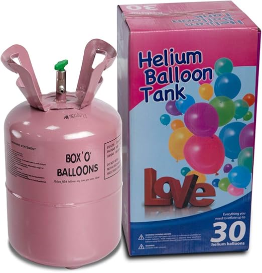 Ambergris - Ambergris - Helium Gas Tank. 50 Pcs Balloon.Disposable Helium Gas Tank Essalan Shop