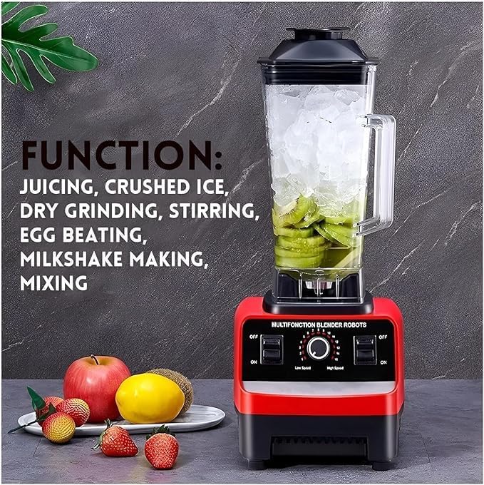 Silver Crest Heavy Duty Commercial Grade Blender With 2 Jars Smoothies Crusher and Shakes My Store