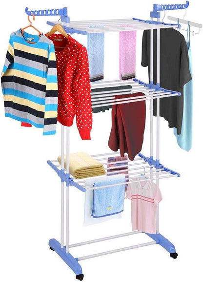 CYAYQ Collapsing Foldable Drying Laundry Rack Clothes Rail Garment Rack My Store