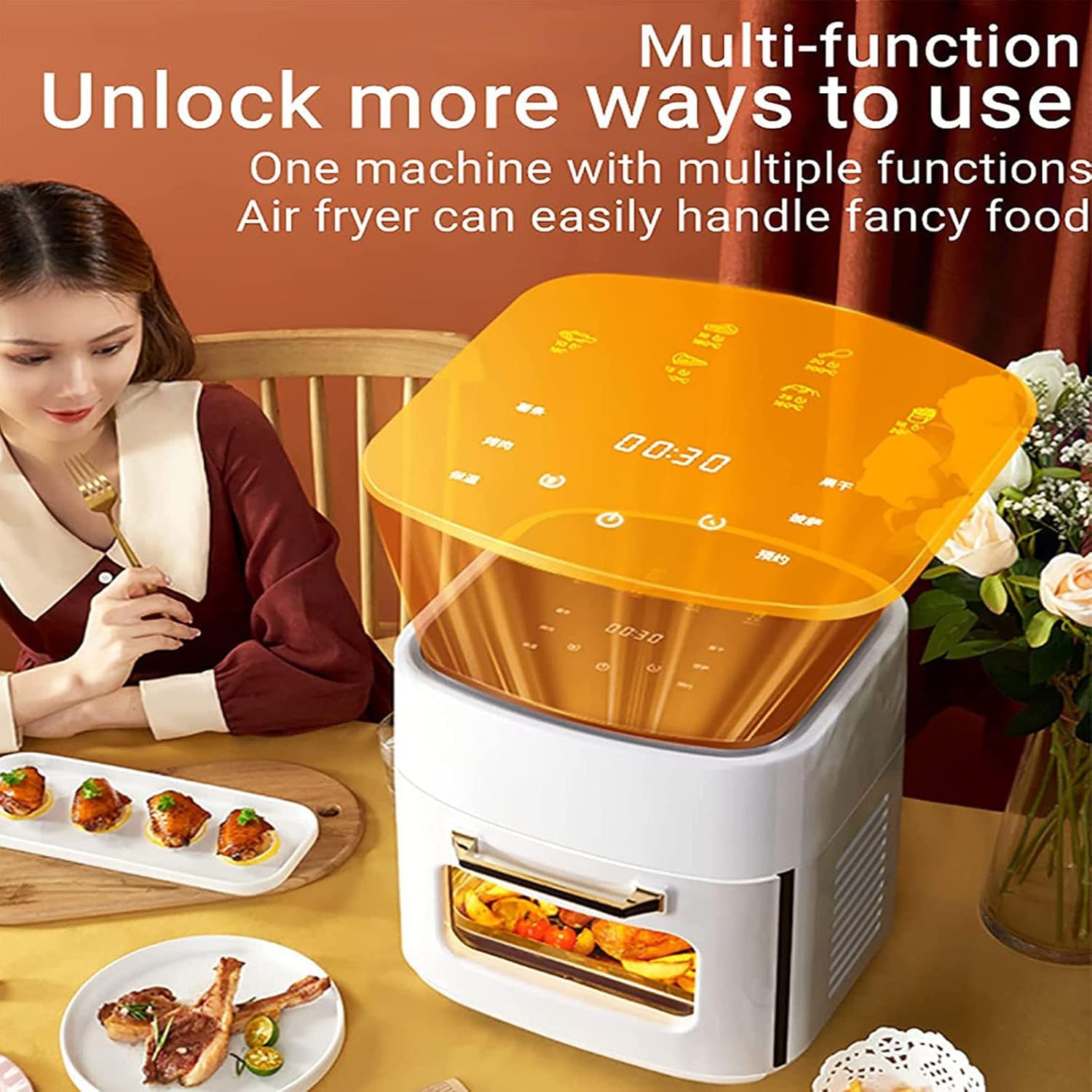 15L Large-Capacity Air Fryer & Mini Oven