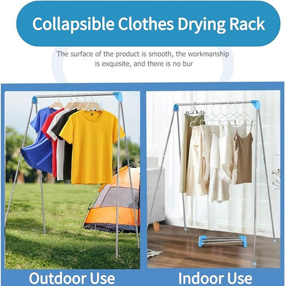 CYAYQ Collapsing Foldable Drying Laundry Rack Clothes Rail Garment Rack My Store