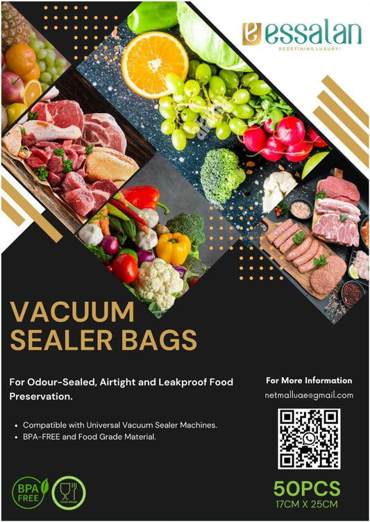 Vacuum Sealer Bags for Food Saver By Essalan My Store