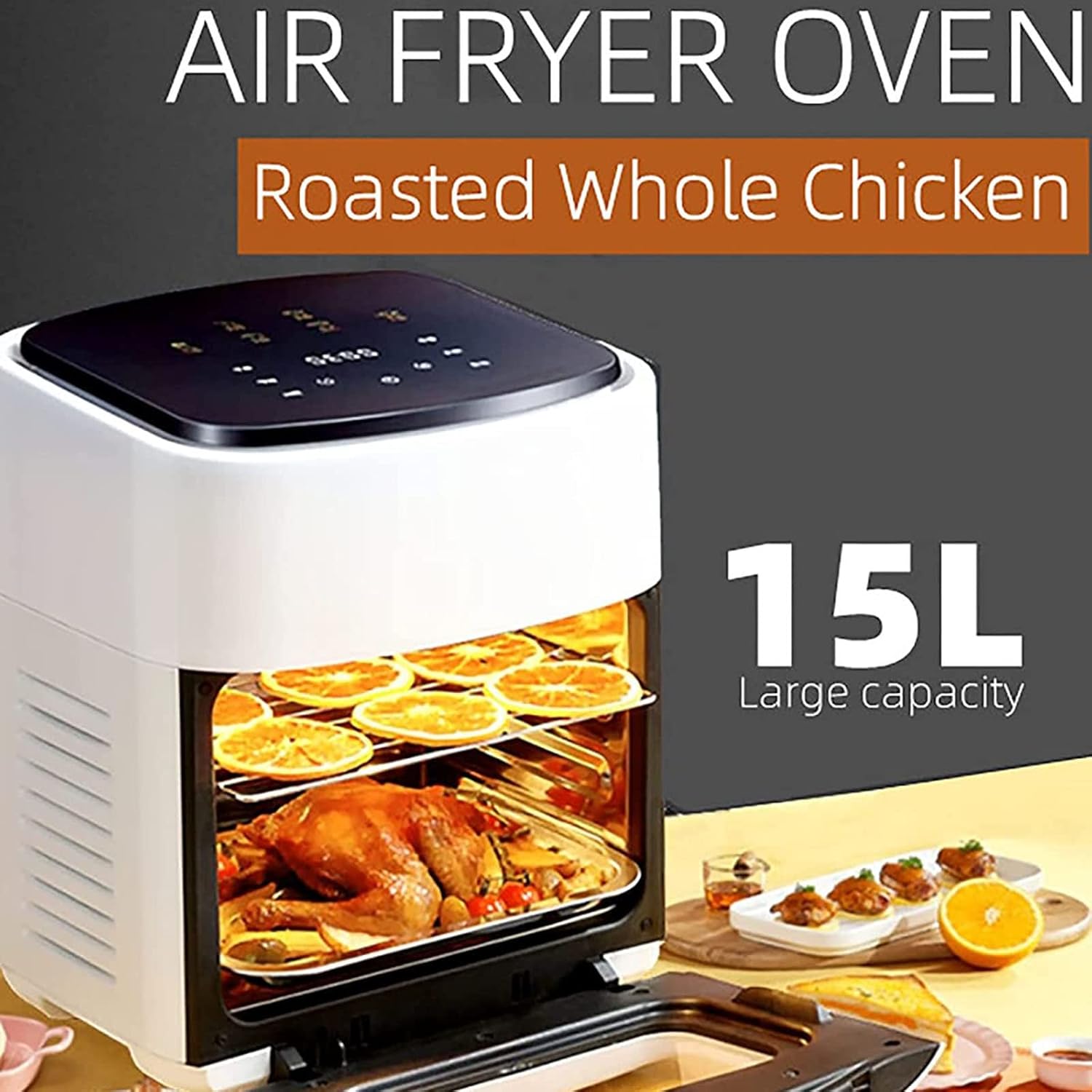 15L Large Capacity Air Fryer 1400W Oil Free Cooking Essalan Shop