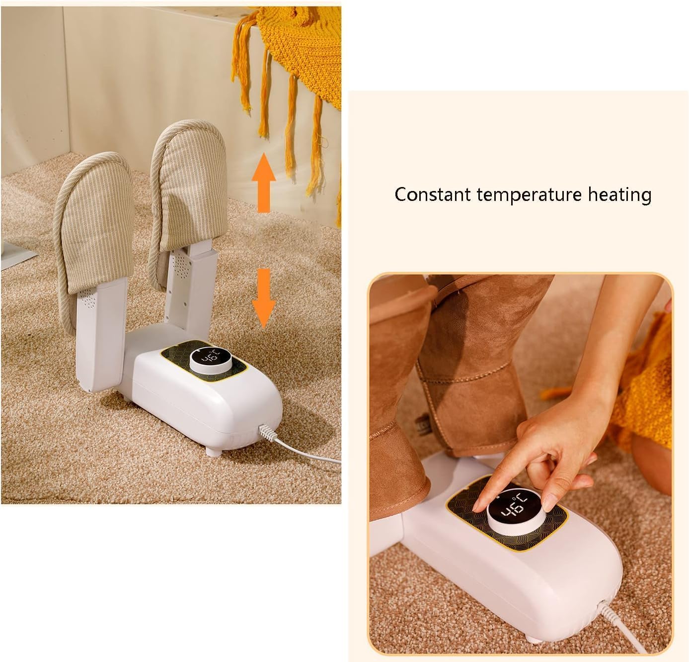 360° Hot Air Circulation Portable Shoe Warmer My Store