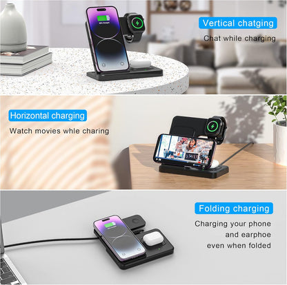 3 in 1 Wireless Foldable Charging Station My Store