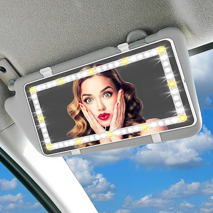 ViLSOM Car Vanity Mirror With Lights Essalan Shop