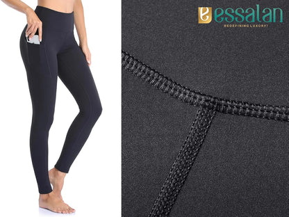 Essalan Women’s Yoga Pants with Side Pockets My Store