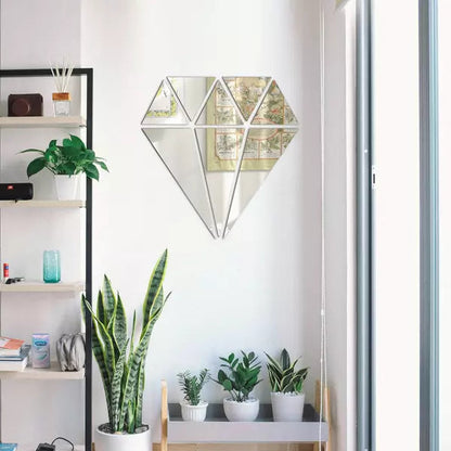 Diamond Mirror | Wall Stickers Flexyko