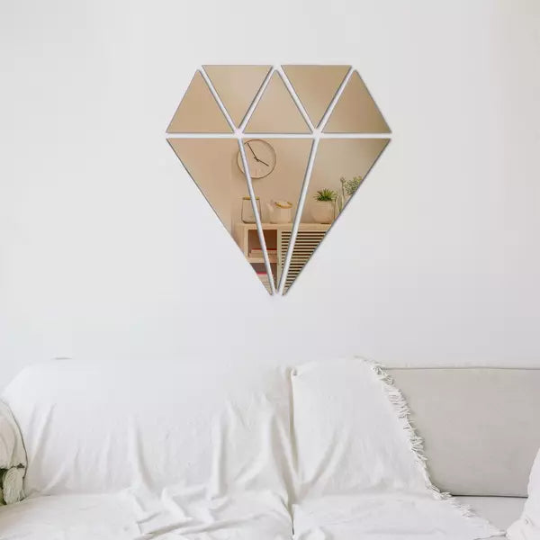 Diamond Mirror | Wall Stickers Flexyko