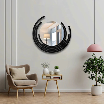 Elegant Round Mirror Flexyko