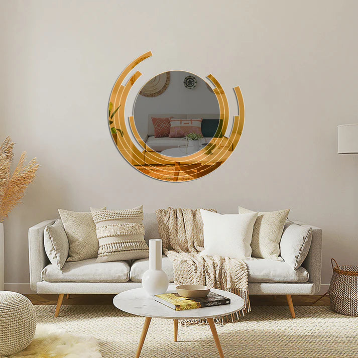 Elegant Round Mirror Flexyko