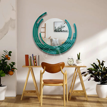 Elegant Round Mirror Flexyko