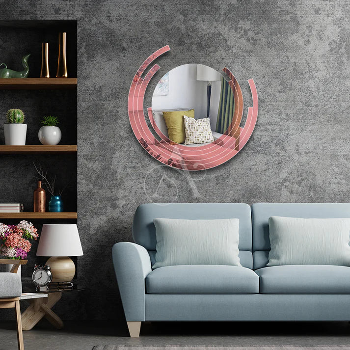 Elegant Round Mirror Flexyko