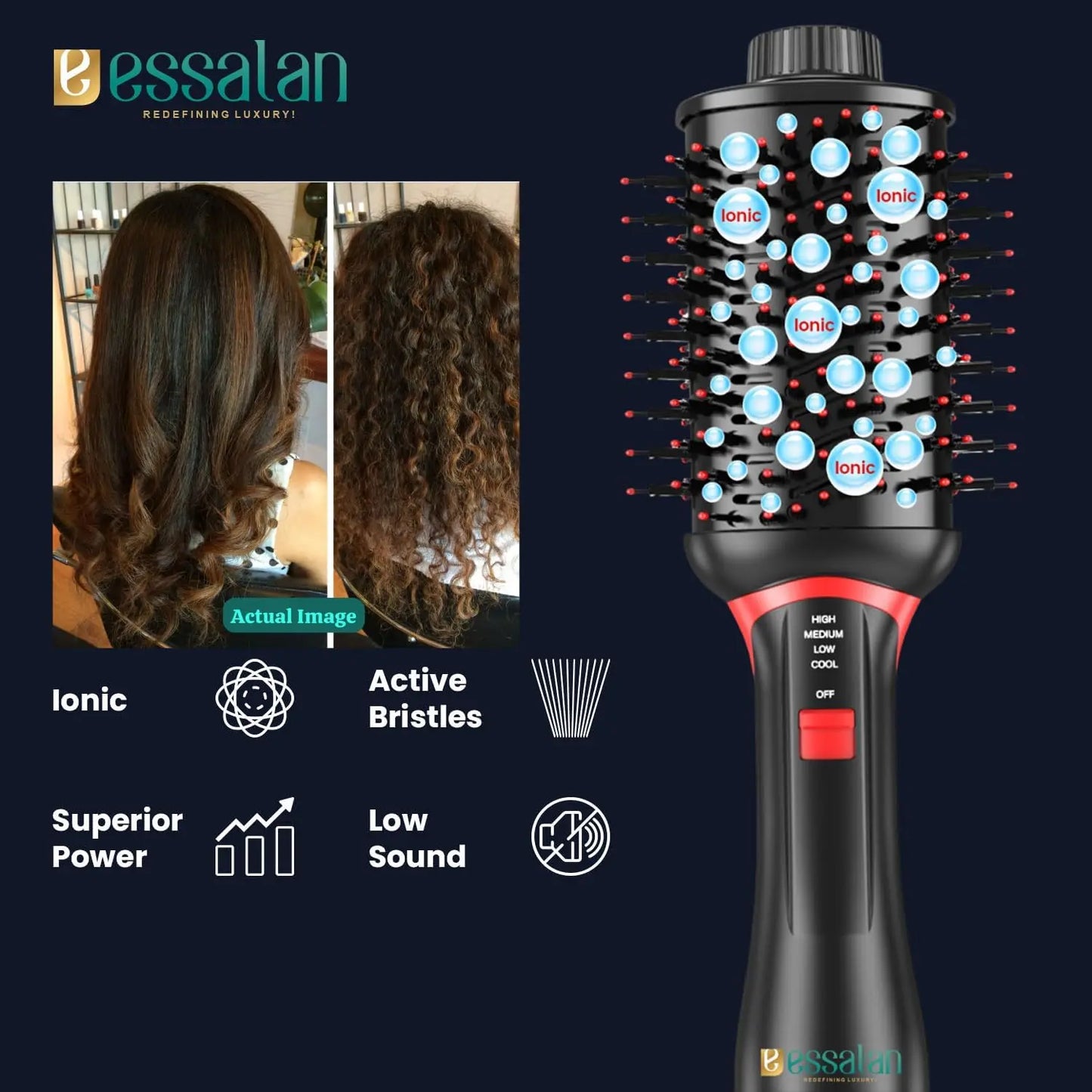 Essalan One Step Hair Dryer Brush My Store