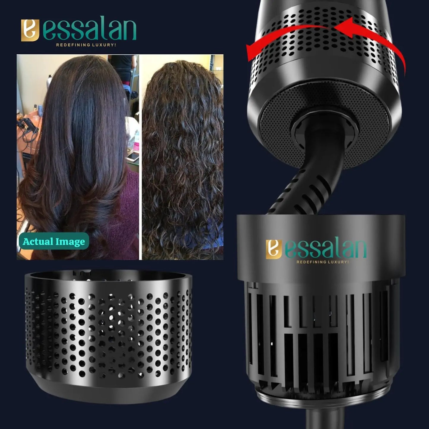 Essalan One Step Hair Dryer Brush My Store