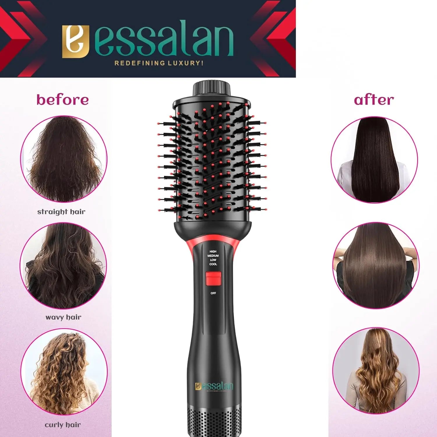 Essalan One Step Hair Dryer Brush My Store