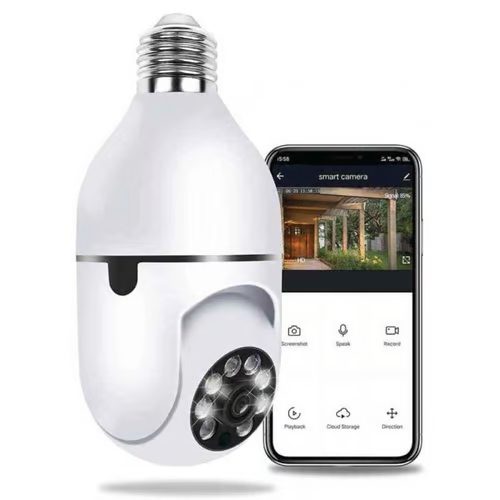 360 Rotating Wireless Panoramic Night Vision Security Camera My Store