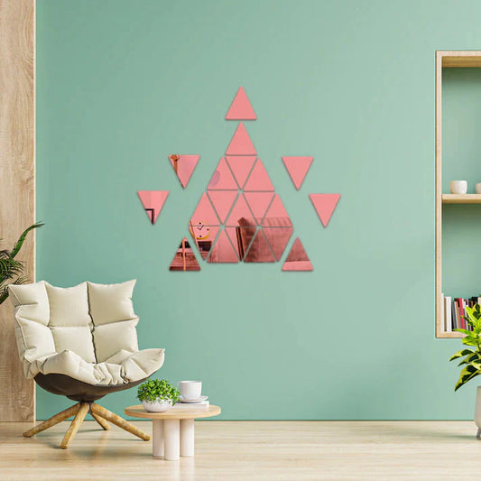 Triangle Mirror | Wall Sticker My Store