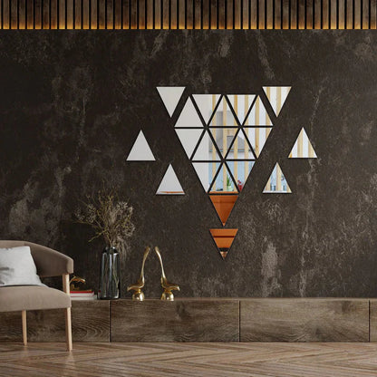 Triangle Mirror | Wall Sticker My Store