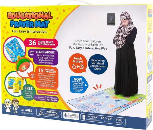 Kids EDUCATIONAL PRAYER MAT Fun, Easy & Interactive Essalan Shop