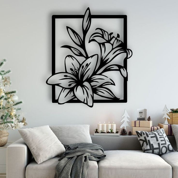 Flower Wall Decoration Art