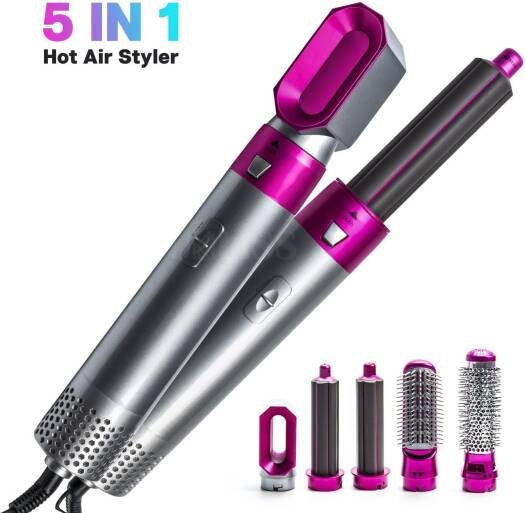 Hair Dryer Brush, 5 offers In 1 Hot Air Brush And Styler With Negative Ion