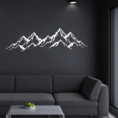 Mountain Range View Wall Decor