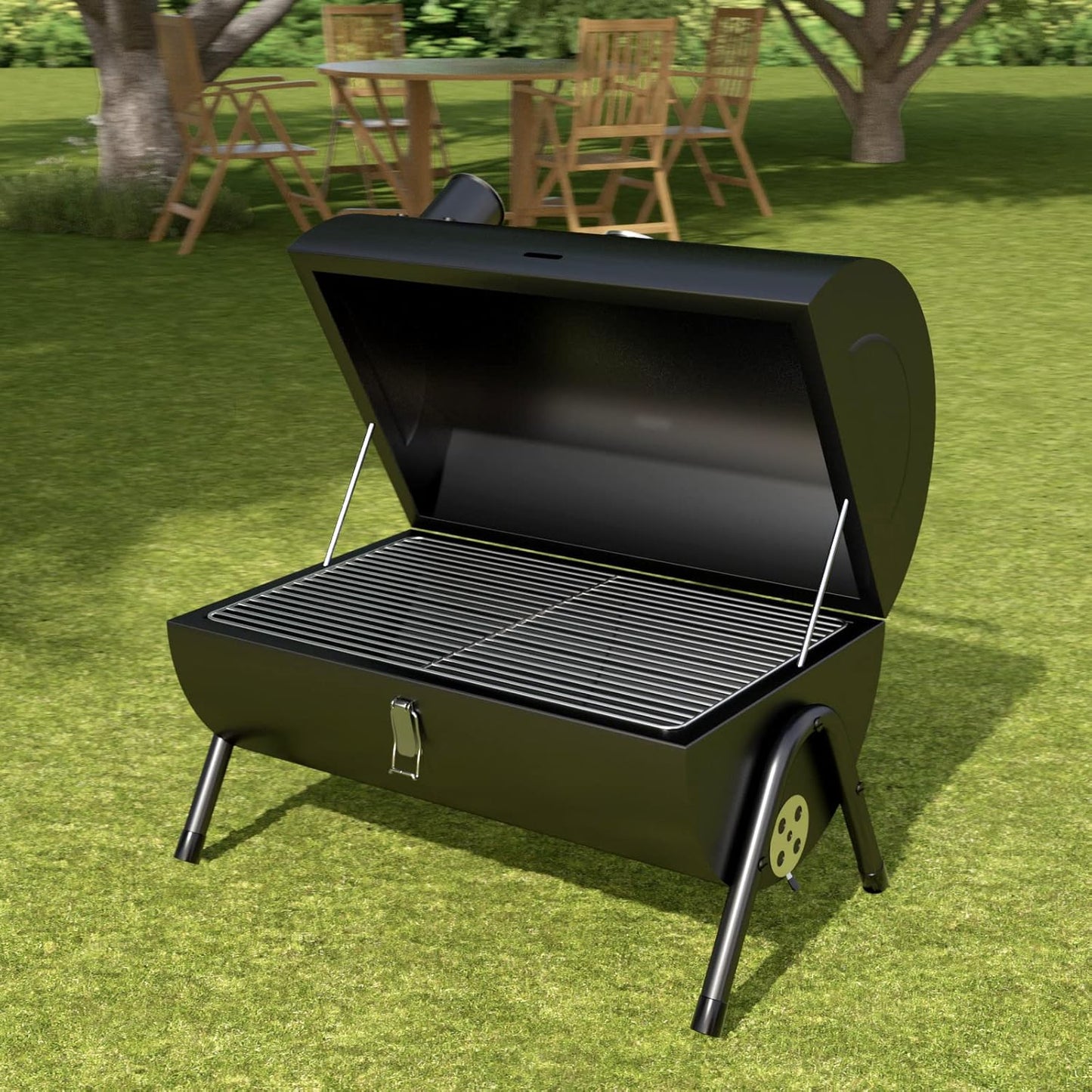 Portable Charcoal Grill for Versatile Outdoor Cooking