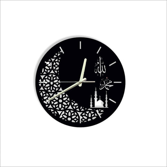 Islamic Style 3D Wall Clock